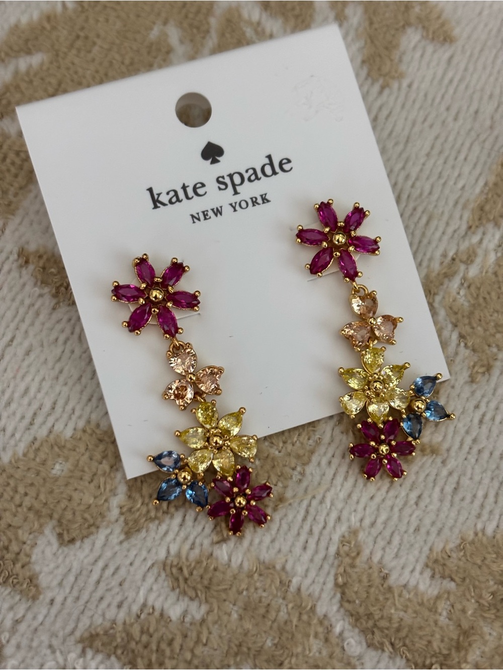 kate spade Multicolor Floral Drop Earrings